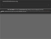 Tablet Screenshot of connectivistmoocs.org